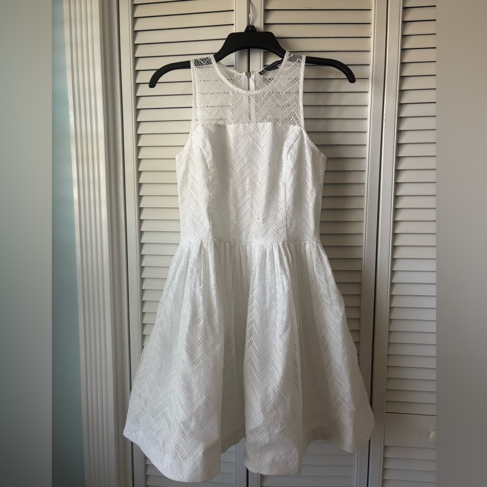 Armani Exchange Modern Lace Dress WITH POCKETS
